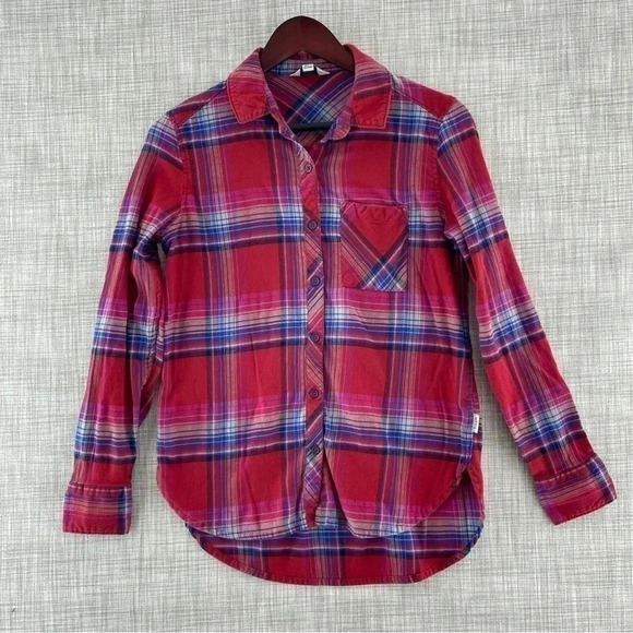 Orvis Women's Size Small Plaid Long Sleeve button Down shirt 7585 - Picture 1 of 9